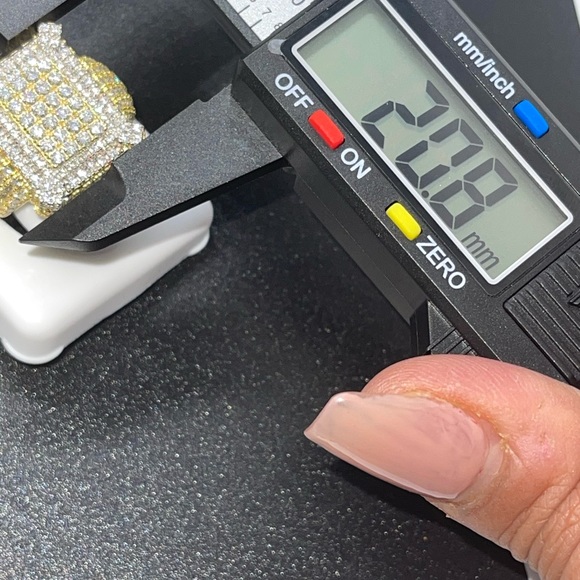 VVS Moissanite ring GRA CERTIFIED 100% passes diamond tester , 14k Gold Vermeil - Picture 4 of 8